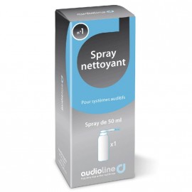 Spray Nettoyant 50 ml Audioline pour aides auditives