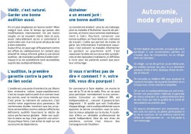 Autonomie auditive mode d'emploi